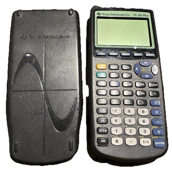Texas Instruments TI-83 Plus Graphing Calculator w/Cover math student school - Picture 2 of 7